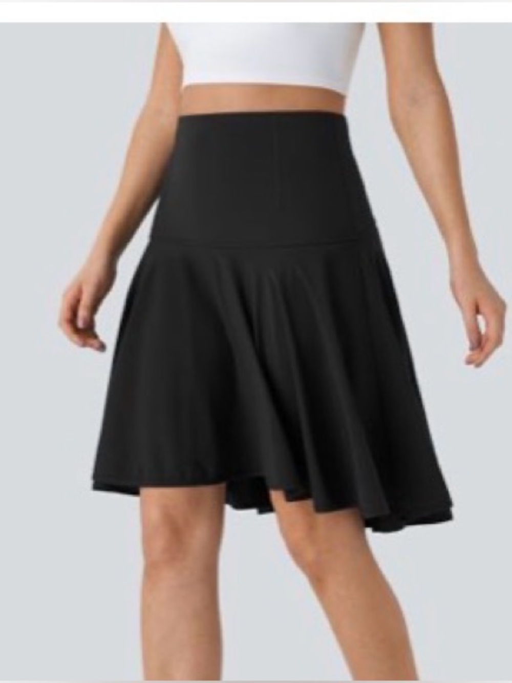 Halara M Breezeful™ High Waisted 2-in-1 High Low Flare Quick Dry Dance Skort